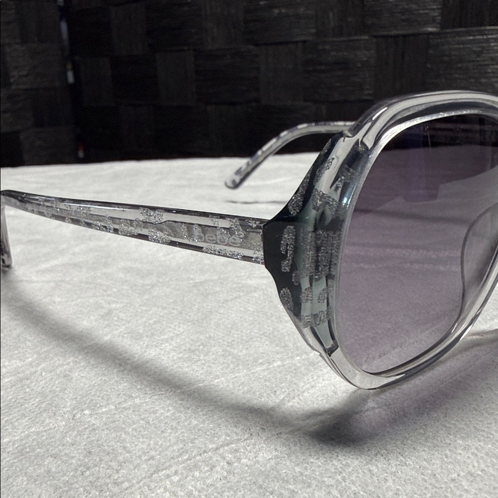 Bebe Silver and Black Sunglasses - Picture 2 of 4